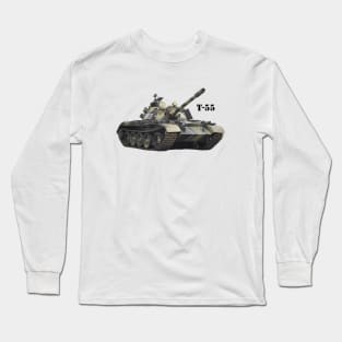 T-55 Main Battle Tank Long Sleeve T-Shirt